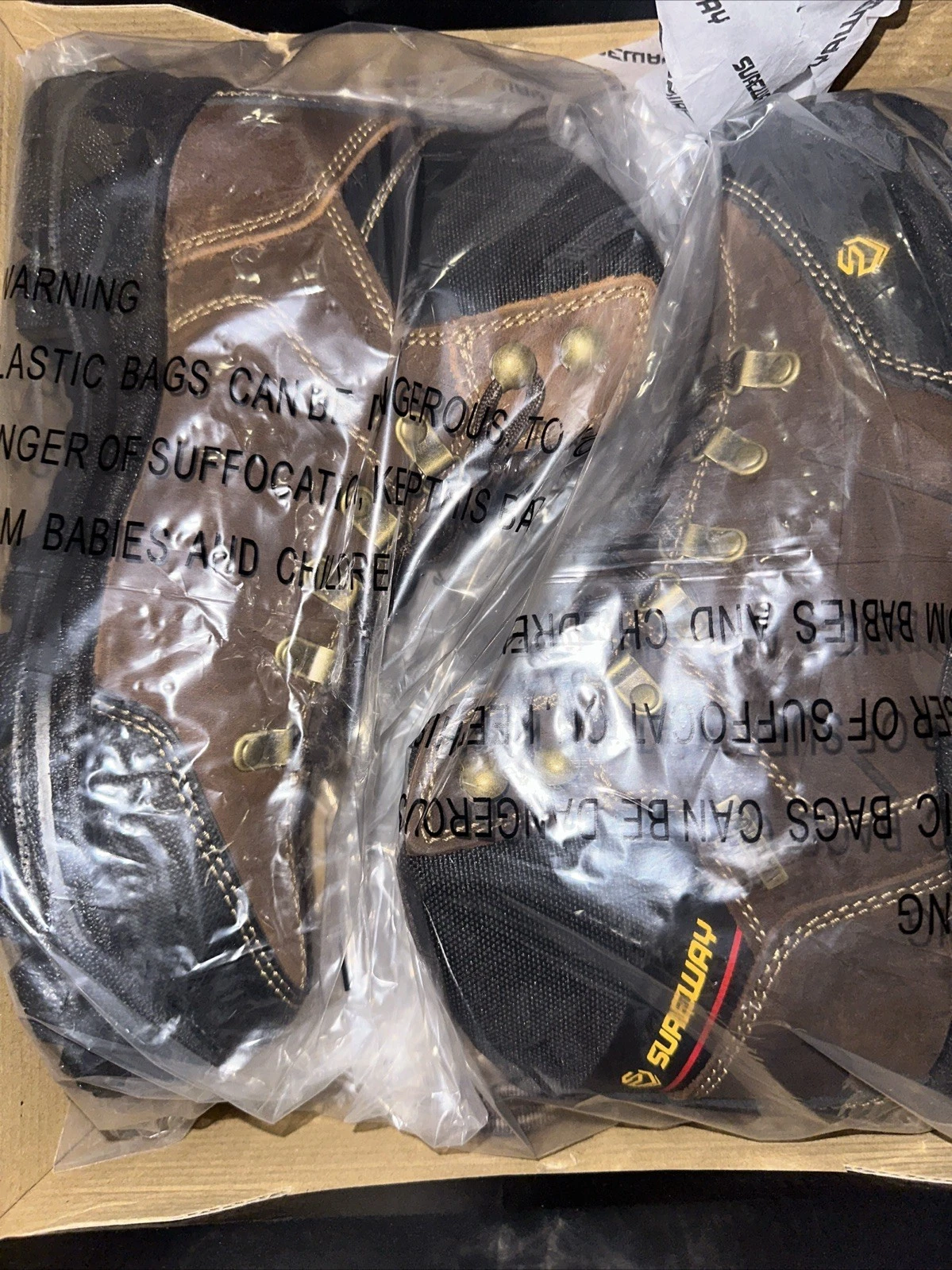 Sureway Men's Waterproof Steel Toe Safety Industrial Construction Shoe 609 Size8