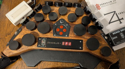 Zendrum LT Midi controller w/ MIDIJET Pro, bag, power supply, merge brick-works!