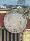 1904-O Barber Quarter 🇺🇸