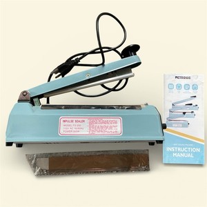 Impulse Sealer FS - 200 For PP/PE Bags With Replacement Parts And Manual W Box