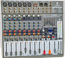 Behringer Xenyx X1222USB 16Input 2 Bus Mixer with XENYX Mic Preamps Power Tested