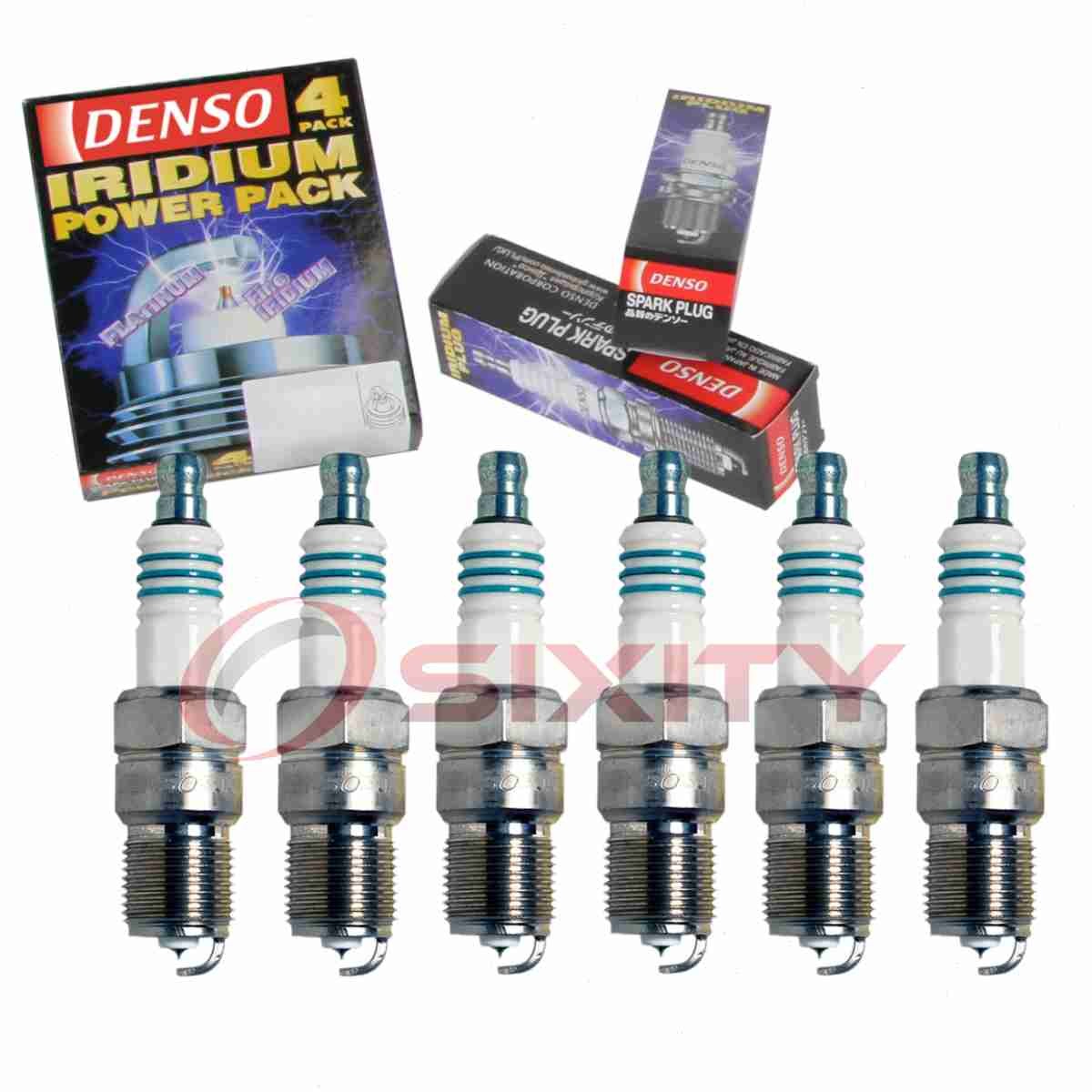 6 pc Denso Iridium Power Spark Plugs for 2001-2005 Pontiac Aztek 3.4L V6 pq