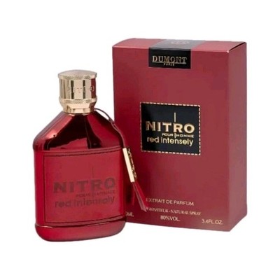 Dumont Nitro Red 100ml / 3.4oz EDP   Bold, Sweet & Powerful Men s Cologne
