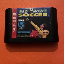 Sega Genesis - Pro Moves Soccer AWS - Tested Video Game