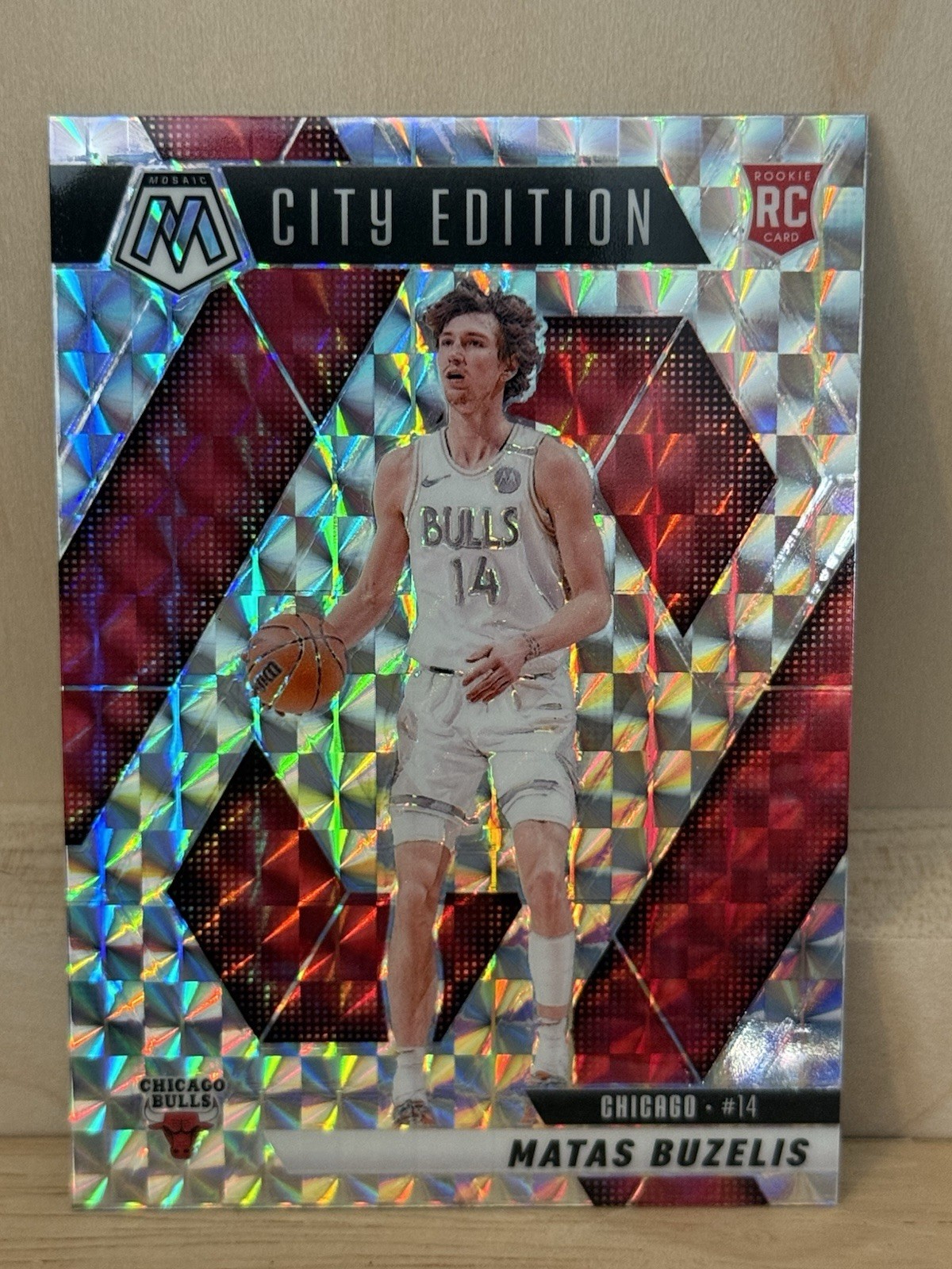2024-25 Panini Mosaic - City Edition Matas Buzelis #273 Mosaic Prizm (RC)