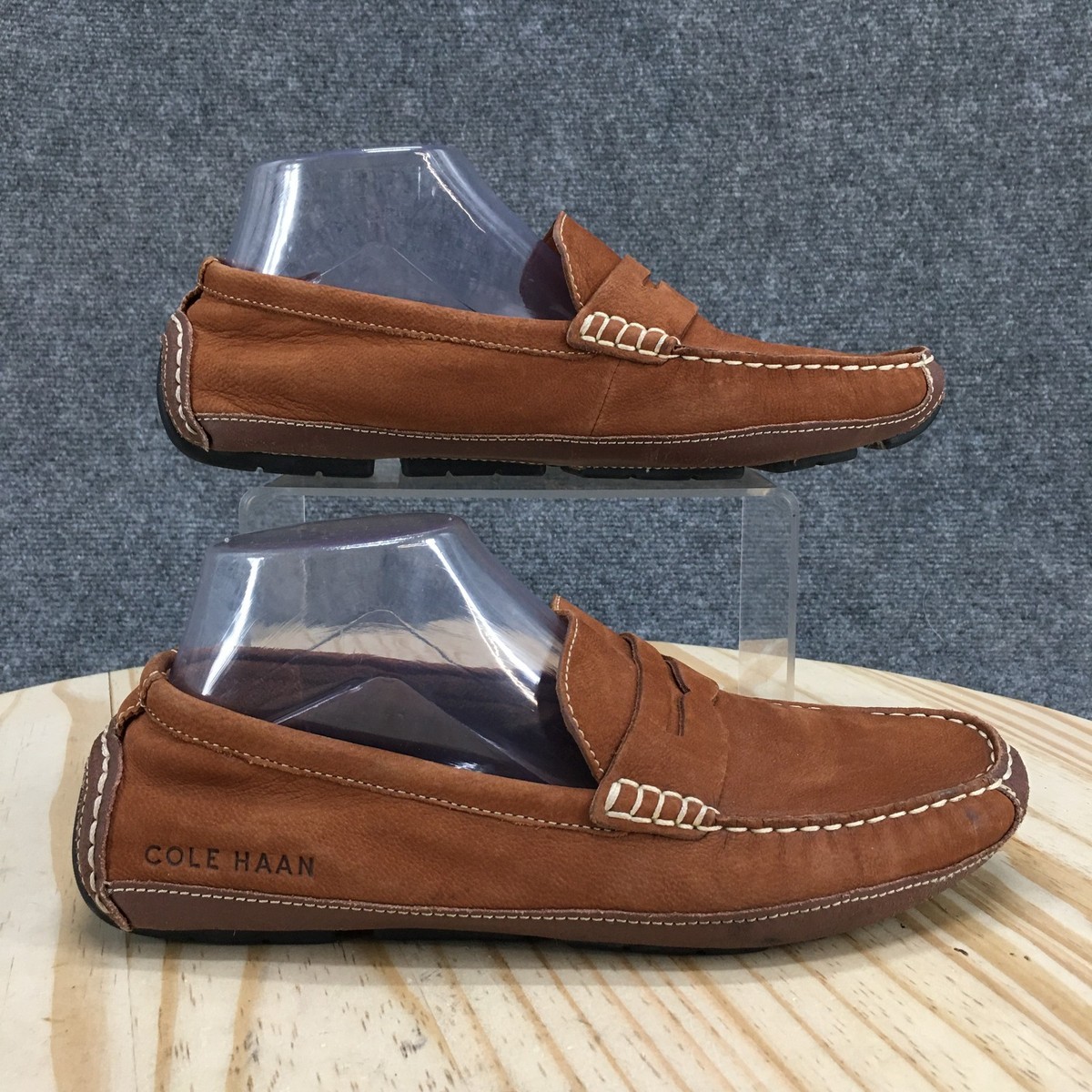 Immaculate condition Cole Haan Leather Slip-Ons, Waterproof Cole Haan Pinch Horsebit Loafers Mens Size 10.5 M Black  main image 3