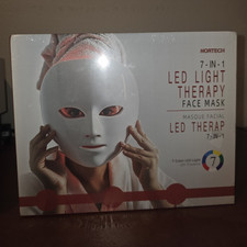 Nortech LED Light Therapy Face Mask 7 Settings 7-Color Portable Rechargeable USB