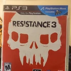 Sony Resistance 3 PS3 Shooter 2011 NTSC Manual Inc. Multiplayer Move Online