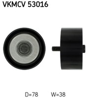 Umlenk-/FüHrungsrolle Keilrippenriemen SKF Vkmcv 53016 FüR Renault FE Volvo FL 2