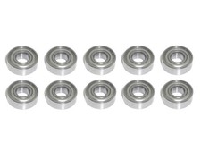 10x Kugellager MR125 ZZ 5x12x4 mm Radial Rillenkugellager