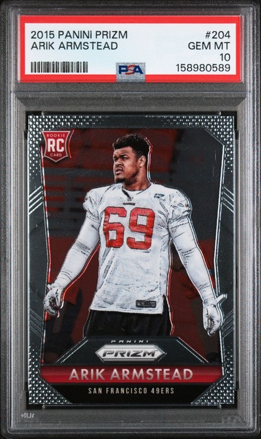 2015 Panini Prizm Arik Armstead RC PSA 10 Walter Payton Man Year Pop 5 Registry!