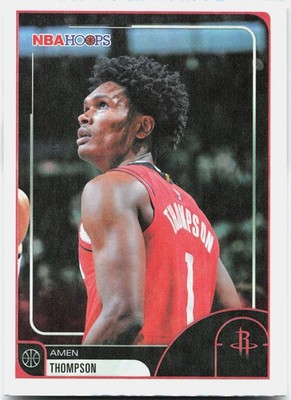 Amen Thompson - 2025-26 Topps NBA Hoops Base Houston Rockets NBA