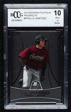 2010 Bowman Platinum Prospects JD Martinez #PP23 BCCG 10 Mint or Better 1h1