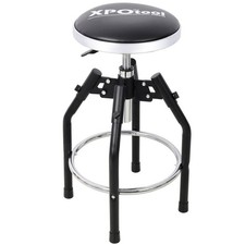 Rolling Stool with Foot Rest, Heavy Duty Hydraulic Massage Stool for Shop Swivel