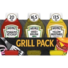Heinz Tomato Ketchup, Sweet Relish & Yellow M...