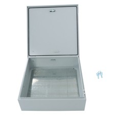 Outdoor Steel Enclosure, 24  24  8'' NEMA 4X Electrical Box, Waterproof IP56