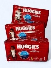 Huggies Little Snugglers Size 1 Disposable Diapers 33 Count White Unisex Baby