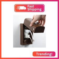 Bates - Baby Safety Outlet Cover Box, Brown, Outlet Covers Baby Proofing, Plug C