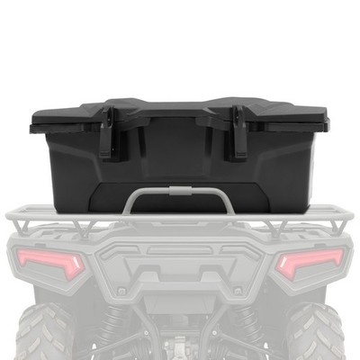 ATV Rear Rack Cargo Box Storage Trunk Box For Yamaha Kawasaki 0.75''-1'' Tube