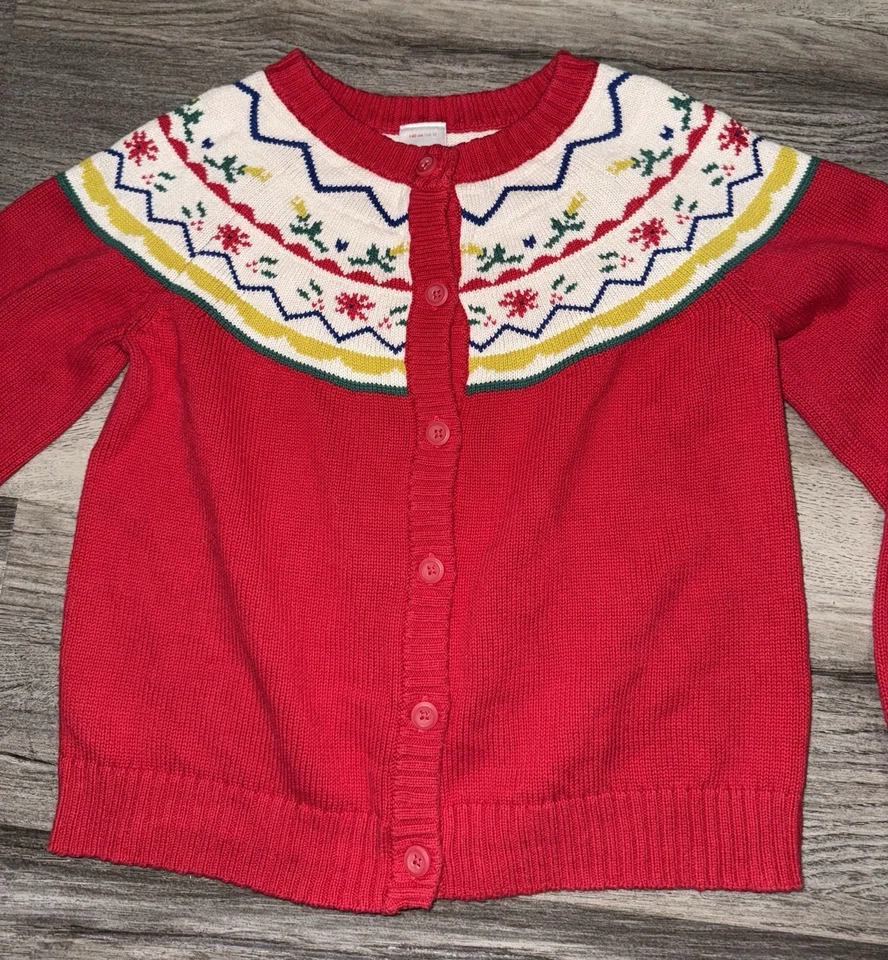 Cárdigan Hanna Andersson para niñas * Suéter * Talla 8 / 10 * 140 cm * 100 % algodón Foto 4 de 4