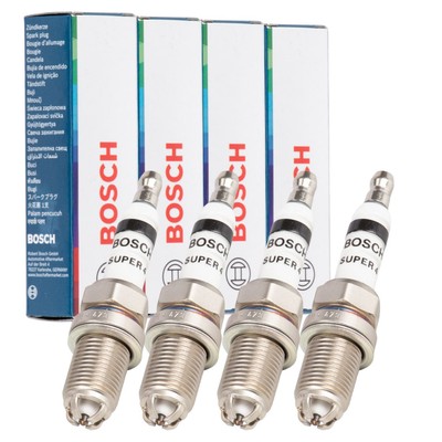 4x BOSCH 0242232501 FR78 Zündkerze für AUDI BMW FIAT FORD HYUNDAI KIA OPEL VW