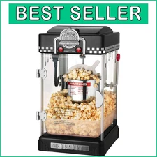 3.8-Liter Retro Popcorn Popper Machine - Perfect for Home & Office Gatherings