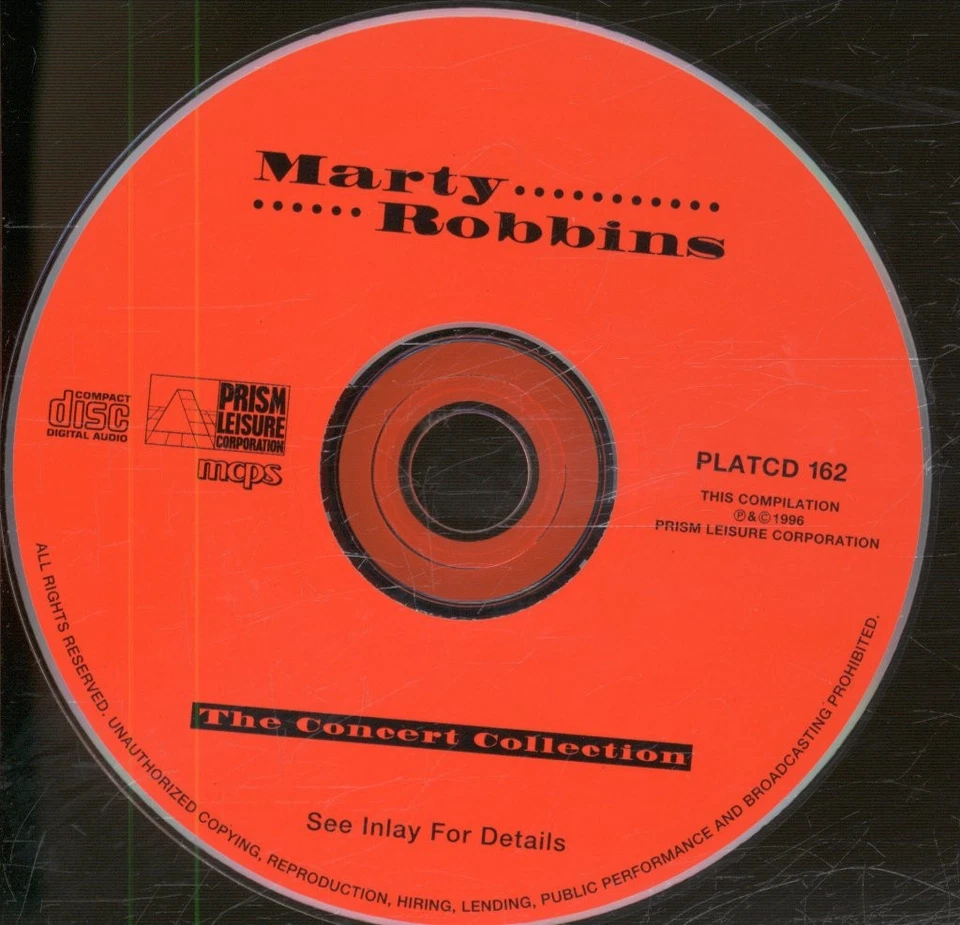 Marty Robbins Konzertkollektion CD UK Prism Leisure Corporation 1996 PLATCD162 - Bild 3 von 3