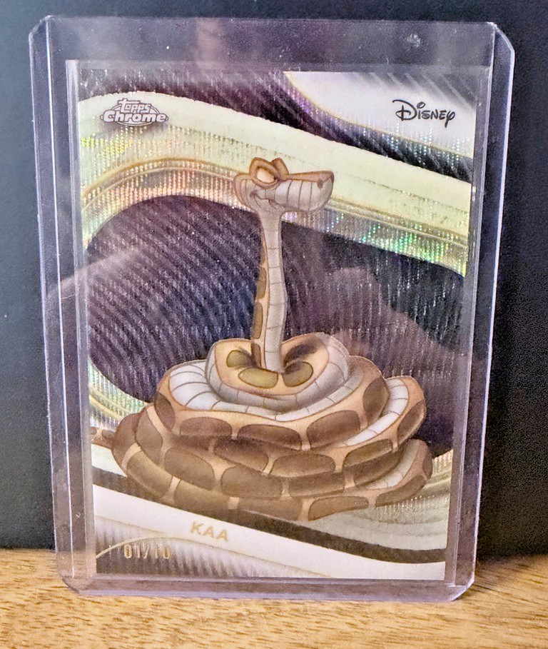 2025 Topps Chrome Disney - Kaa #109 Black Wave - The Jungle Book/10