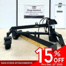 Skid Steer Landhonor Grading Blade Hydraulic Attachment
