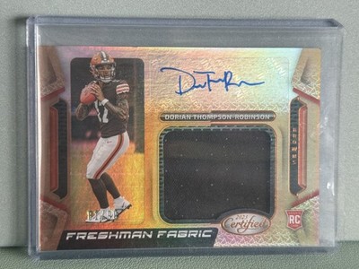 2023 Panini Certified Freshman Fabric DORIAN-THOMPSON ROBINSON Aut Rc /99 Browns