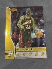 1996-97 Bowman's Best # 22 Gary Payton Card (B46) Seattle Supersonics
