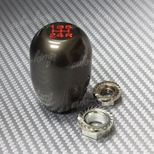Jdm Gunmetal Aluminum Manual Mt Type-r 5-speed Shifter Shift Knob Universal