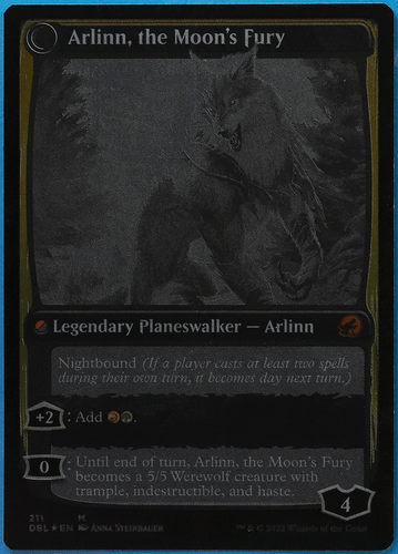 Arlinn the Pack's Hope (Silver Screen) FOIL Innistrad Double Feature NM (507298) - Picture 2 of 2