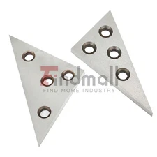 2Pcs 45 45 90 Degree Angle Blocks 30 60 90 Degree Angle Hardened Steel 4 Hole