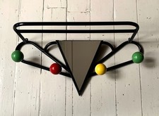 Roger Feraud Sputnik/Atomic Wall Rack & Coat Hook With Mirror 1950s/60s