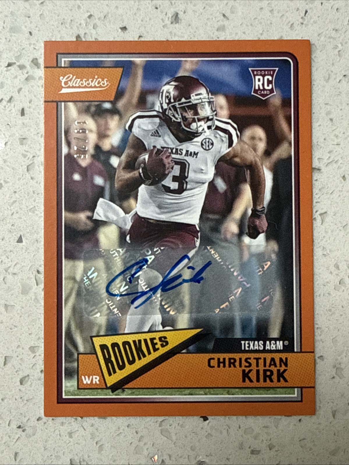 Christian Kirk Panini Classics #222 Autograph Orange
