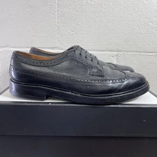 Florsheim Imperial 92604 Black Leather Wingtip Oxford Dress Shoes Men's 9 D