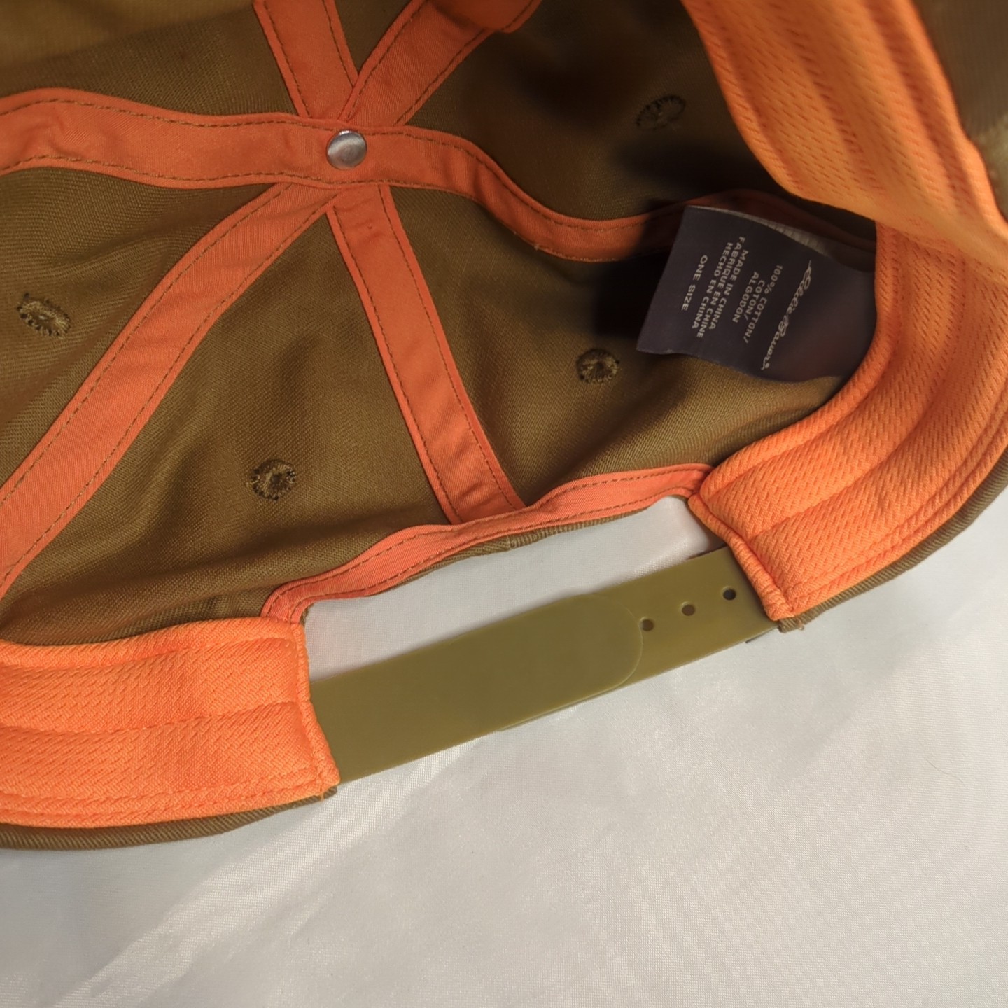 Eddie Bauer Baseball Hat Leather Patch Patch Snap… - image 8