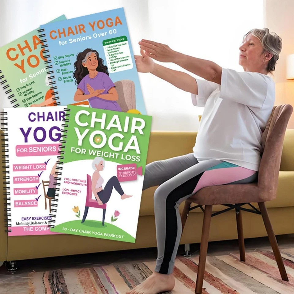 Chair Yoga for Seniors 60+: 40+ Exercises for Strength, Balance & Wellness - image 2 of 4