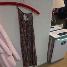 ❤️American Eagle Outfitters Dress Womens Small Boho Floral Sleeveless Summer Red