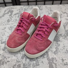 Valentino Garavani Fly Crew Suede Low Top Studded Sneakers Women Size 37