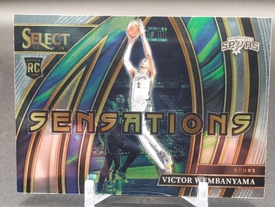  Panini 2023-24 Select Sensations Victor Wembanyama Spurs Rookie Insert #7
