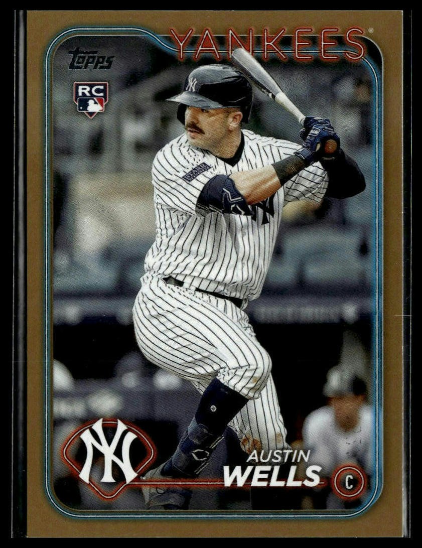 2024 Topps #624 Austin Wells Gold #/2024