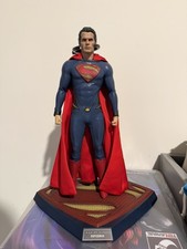 Hot Toys MMS200 Man of Steel Superman. 1 6 Figure & Stand only. Great Condition