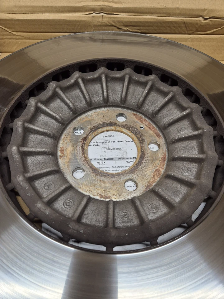 2x Original Bremsscheibe vorne für Audi A6 A7 A8 RS  4H0615301AL - Bild 3 von 4