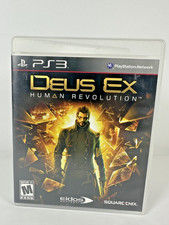 Deus Ex: Human Revolution (Sony PlayStation 3, 2011) PS3 preowned and tested