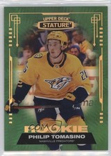 2021 Upper Deck Stature Rookies Green Photo Variant 44/66 Philip Tomasino 01ks