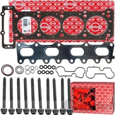 ELRING ZYLINDERKOPFDICHTUNG-SATZ + SCHRAUBEN f&uuml;r M111 MERCEDES W202 W210 R170