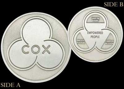 Cox Enterprises ''Shape the Future, Empower People'' Challenge Coin 4#G