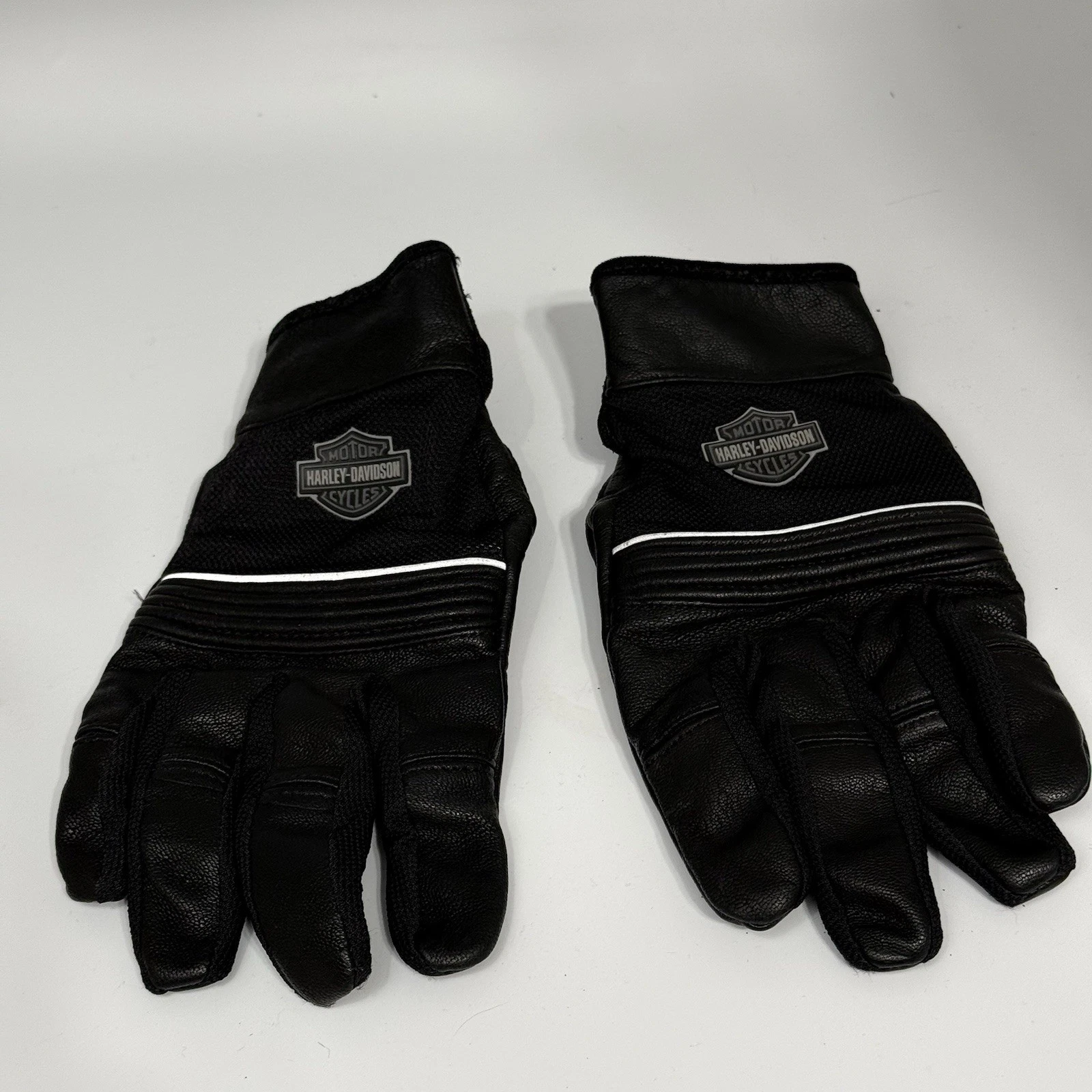 Men’s Harley Davidson Leather Gloves Size M Black